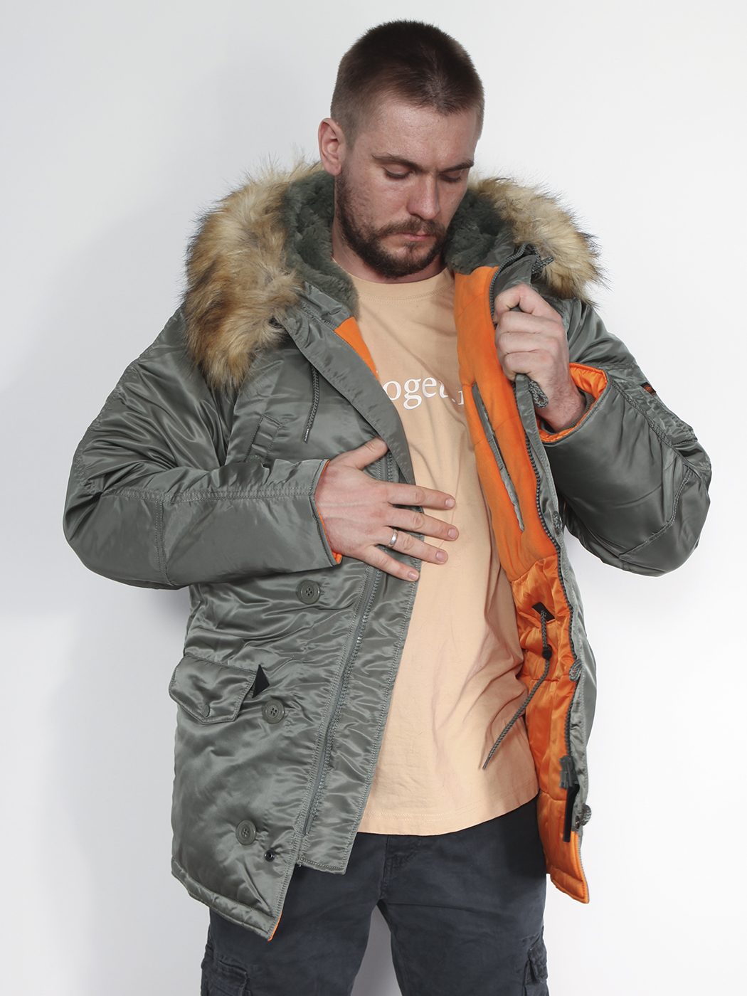 картинка Nord Storm Tight HUSKY III Olive/Orange от магазина Аполлогет