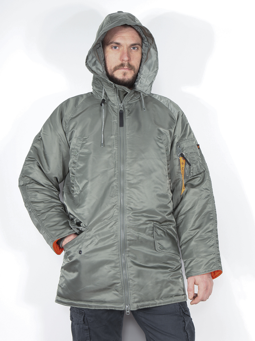 картинка Nord Storm HUSKY CITY Olive/Orange от магазина Аполлогет