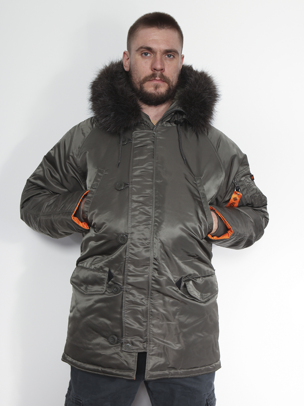 картинка Nord Storm Tight HUSKY III Grey/Orange от магазина Аполлогет