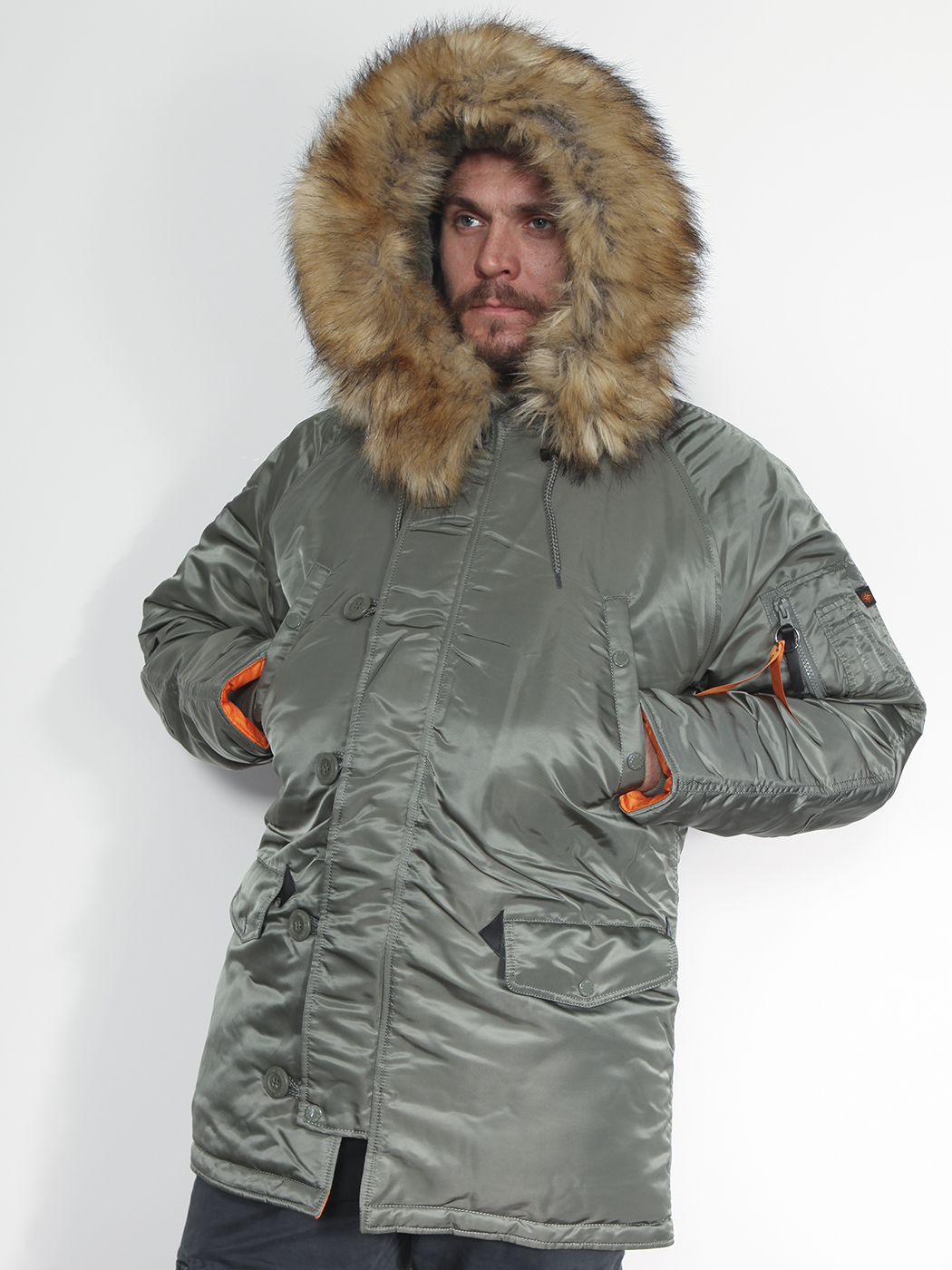 картинка Nord Storm Tight HUSKY III Olive/Orange от магазина Аполлогет
