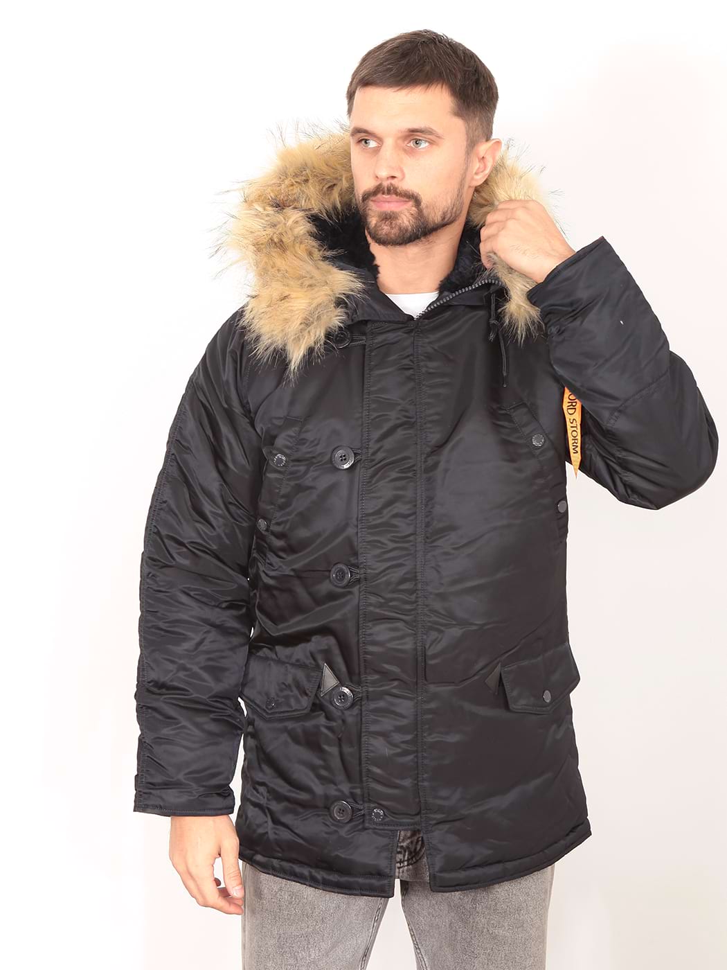 картинка Nord Storm Tight HUSKY II Ink/Red от магазина Аполлогет