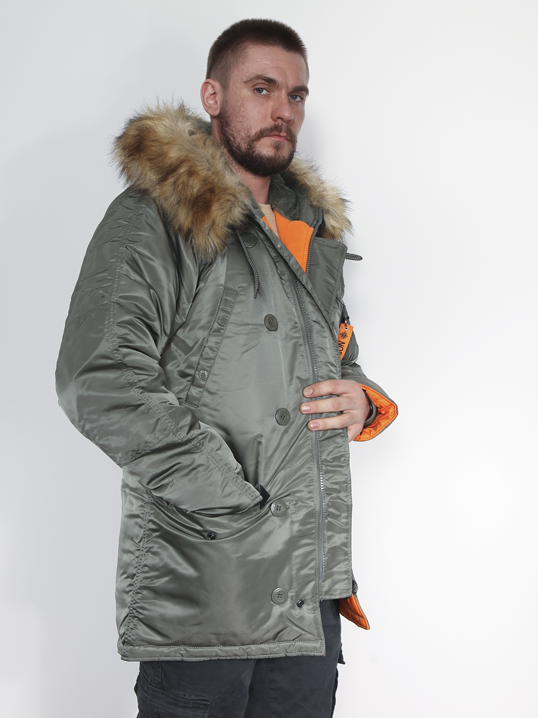 картинка Nord Storm Tight HUSKY III Olive/Orange от магазина Аполлогет