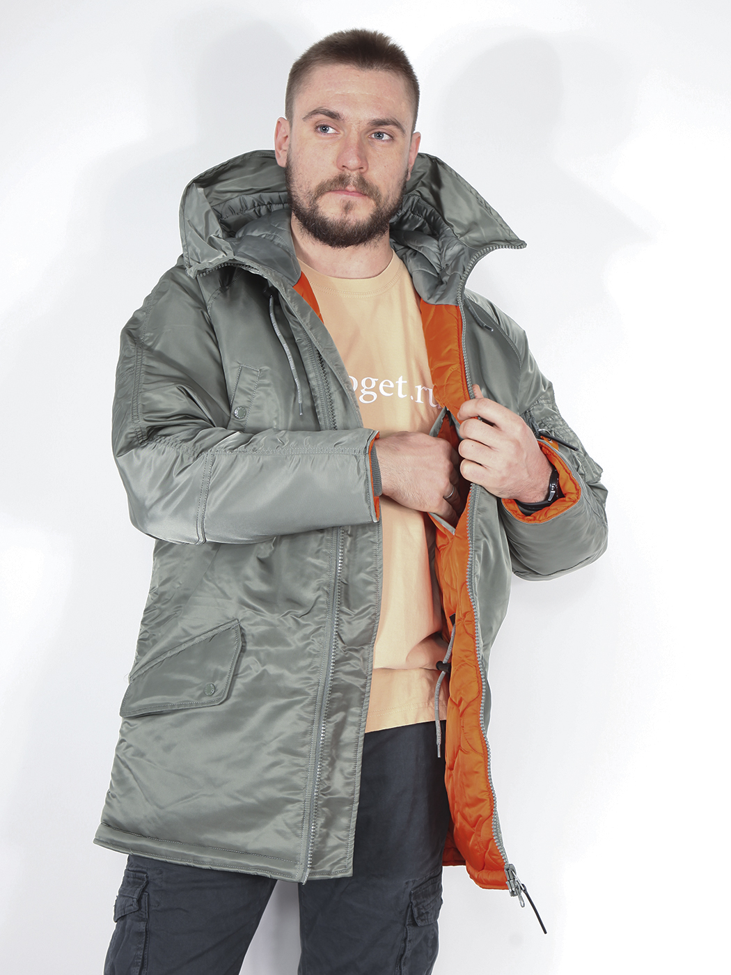 картинка Nord Storm HUSKY CITY Olive/Orange от магазина Аполлогет