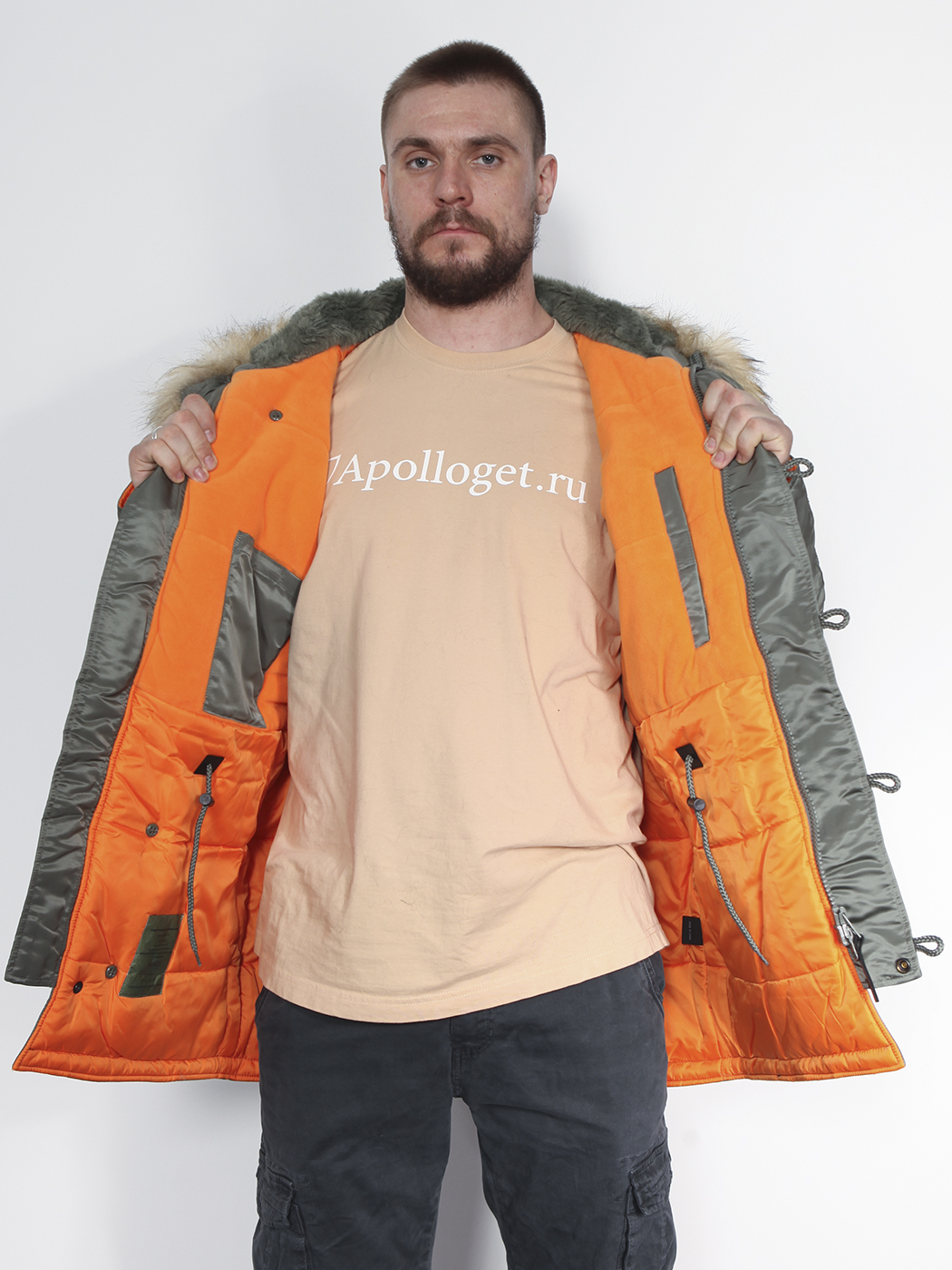 картинка Nord Storm Tight HUSKY III Olive/Orange от магазина Аполлогет