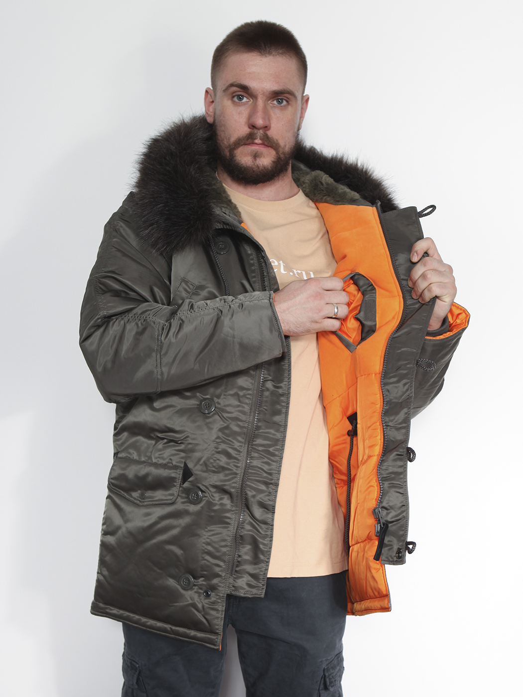 картинка Nord Storm Tight HUSKY III Grey/Orange от магазина Аполлогет