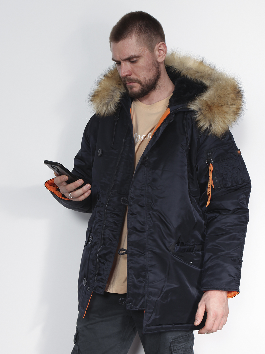 картинка Nord Storm Tight HUSKY III Ink/Orange от магазина Аполлогет